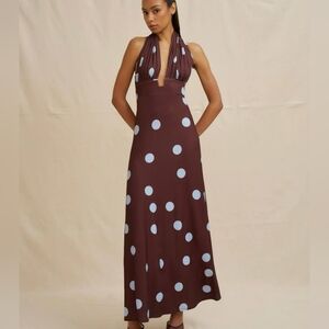 BY JOHNNY. Paloma Polka Ankle Dress